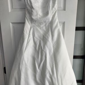 Strapless Wedding Dress Size 10
